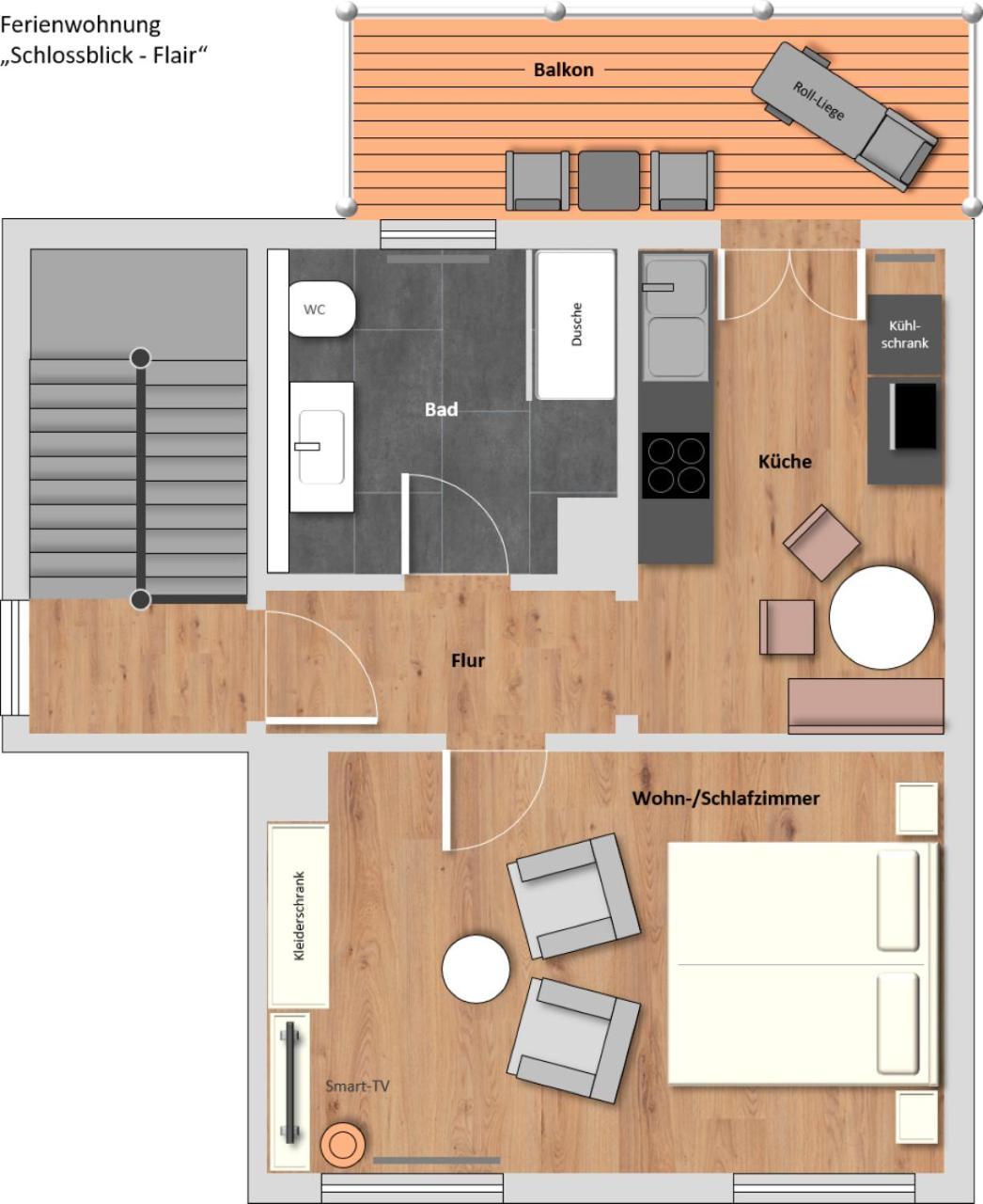 Apartment Schlossblick - Top Location Idar-Oberstein Bagian luar foto